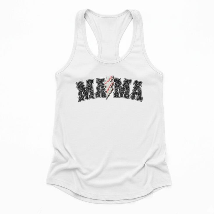 Baseball Mama Rocks Lightning Baseball Mom Mother's Day Flowy Tank Baseball Mama Rocks Lightning Baseball Mom Mother's Day Flowy Tank