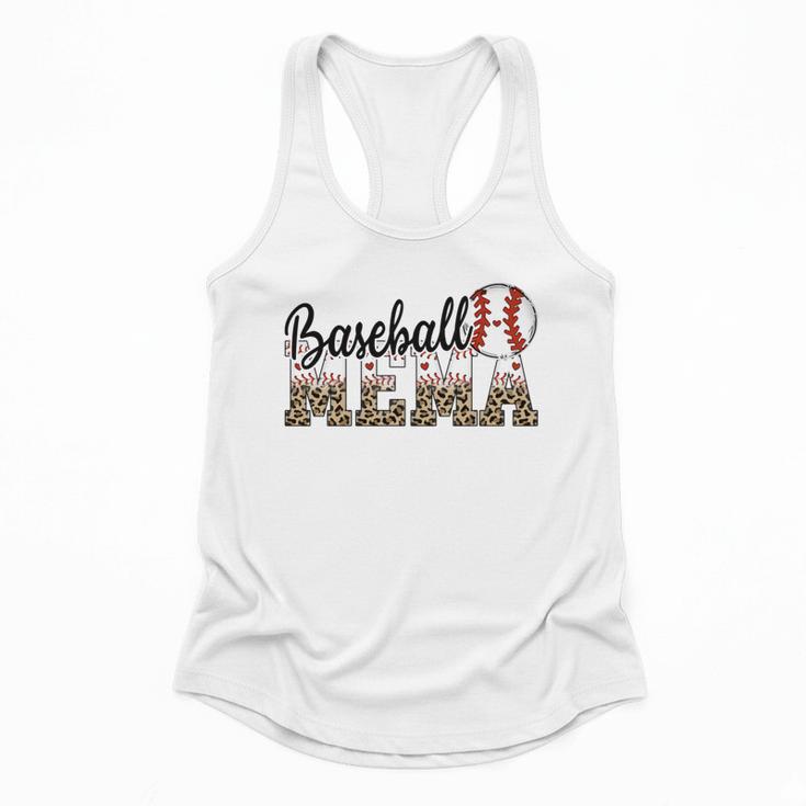 Baseball Mema Women BallPark Mema Baseball Mom Mother's Day Flowy Tank