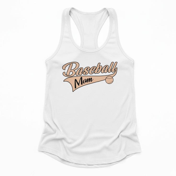 Baseball Mom Best Mama Cute Throwback Classic Flowy Tank