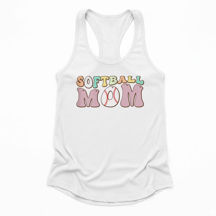 Baseball Mom Bleached Messy Bun Game Day Flowy Tank