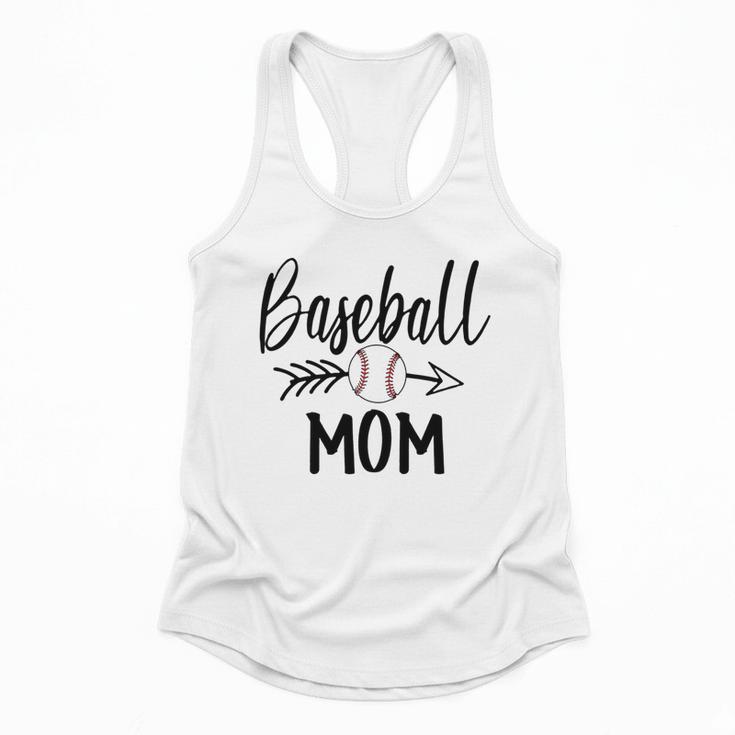 Baseball Mom Cute Arrow Father's Mother's Xmas Day Flowy Tank