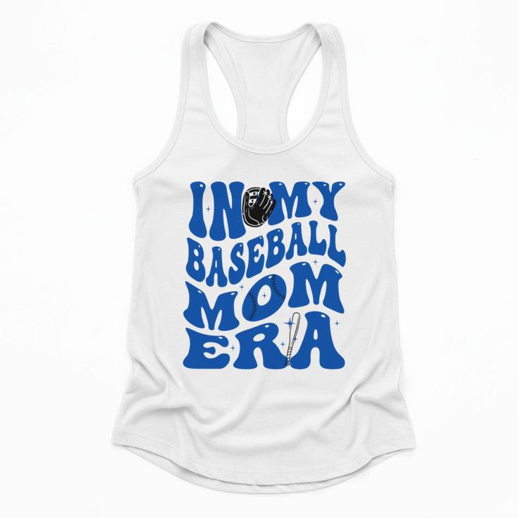 In My Baseball Mom Ear Blue Flowy Tank