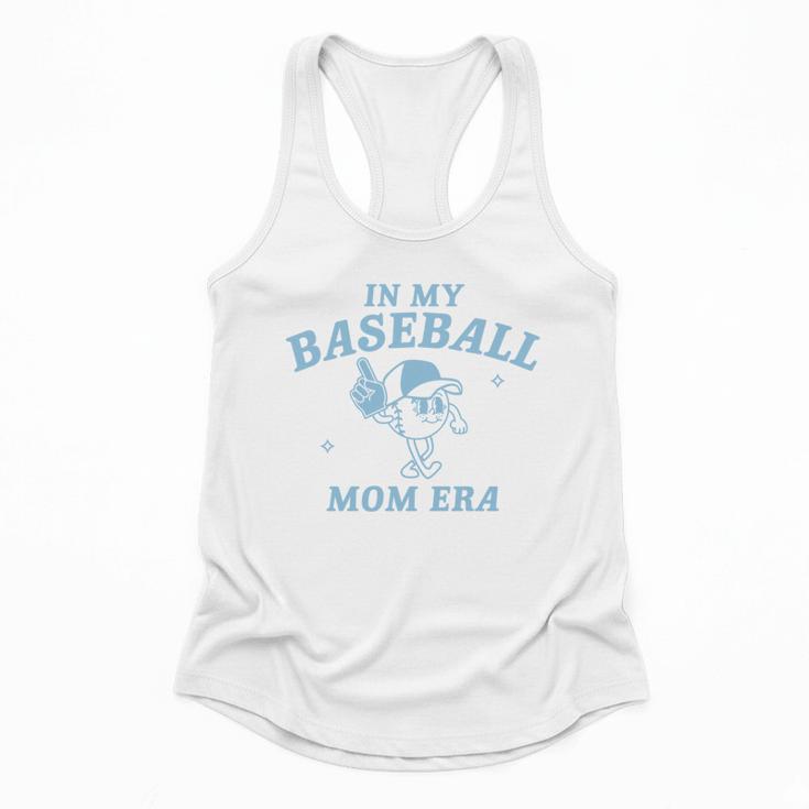 In My Baseball Mom Era Retro Game Day Mama Groovy Season Flowy Tank