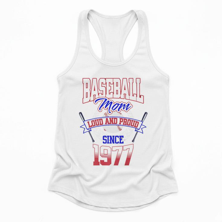 Baseball Mom Loud & Proud Since 1977 Premium Flowy Tank