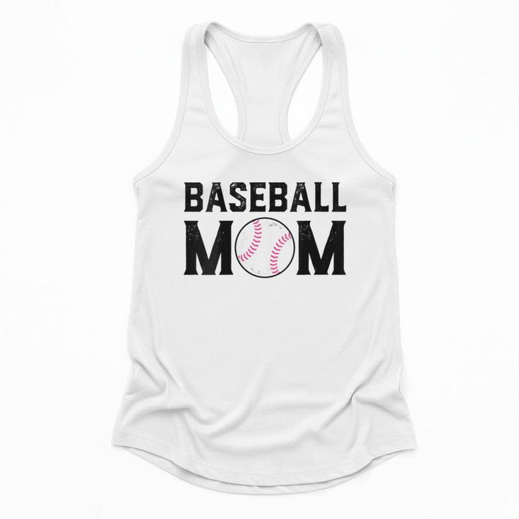 Baseball Mom Mommy Mama Mother's Day Women Retro Ball Sports Flowy Tank
