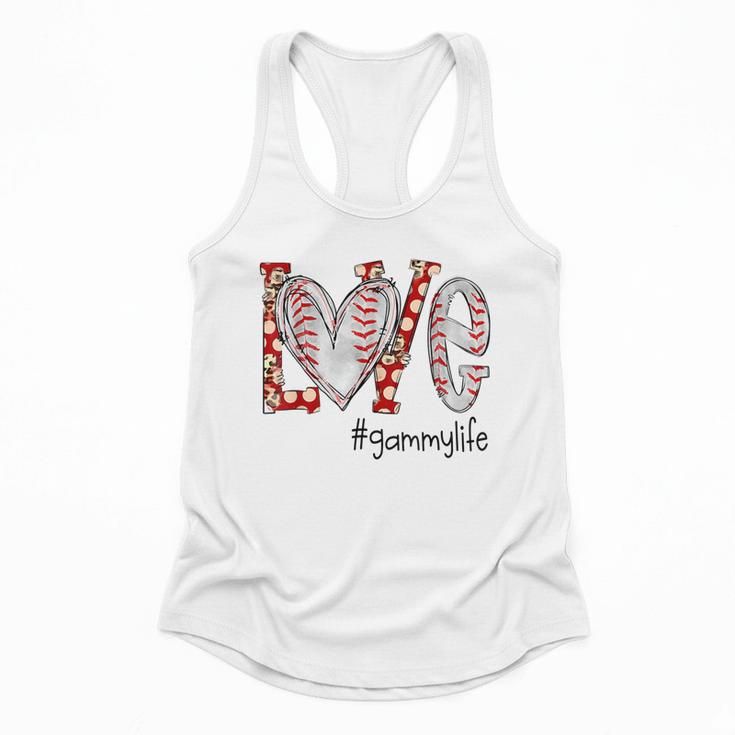 Baseball Mom Shirt Heart Love Baseball Gammylife Flowy Tank