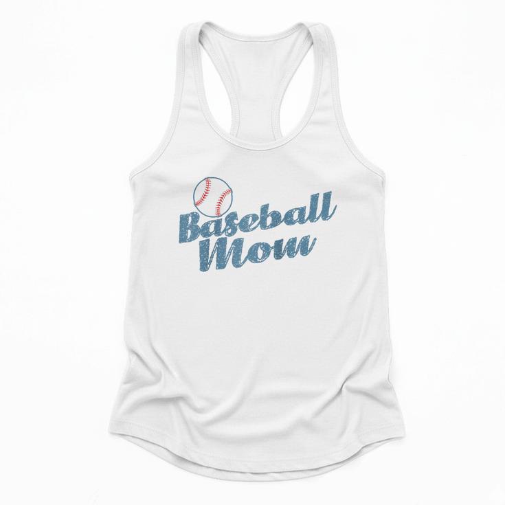 Baseball Mom Team Ball Sports Fan Raglan Baseball Tee Flowy Tank