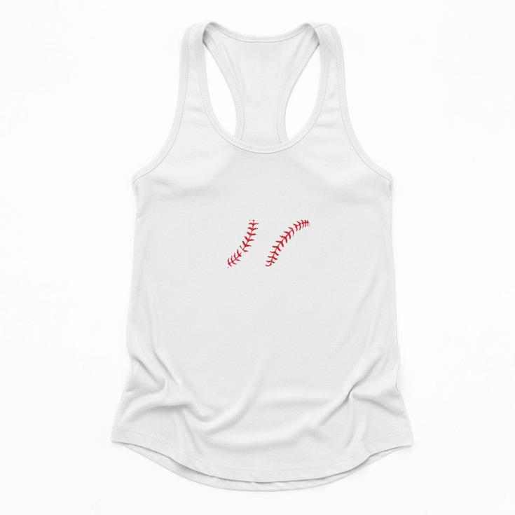 Baseball Mom Vintage Heart Present For Baseball Mama Flowy Tank