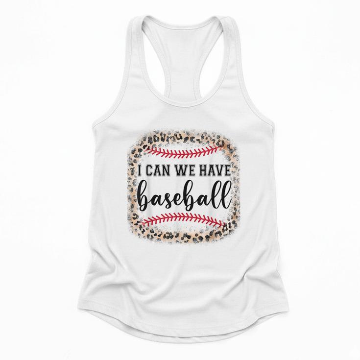I Can We Have Baseball Mom  Women Flowy Tank