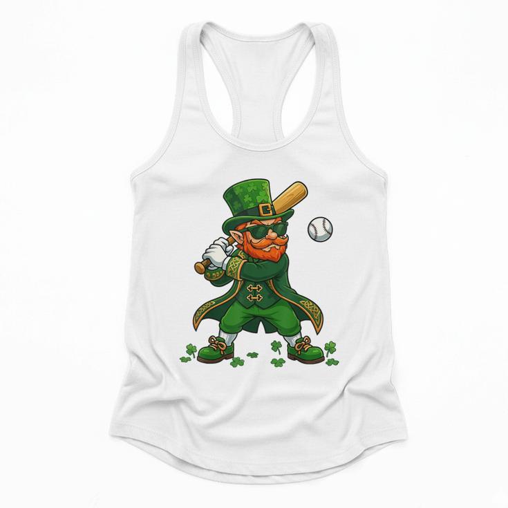 Baseball St Patricks Day Leprechaun Boys Girls Men Women Flowy Tank