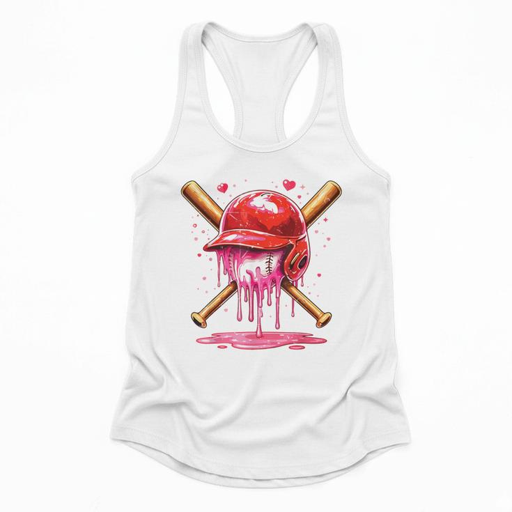Boys Valentine Day Baseball Helmet Drip Ice-Cream Youth Kids Flowy Tank