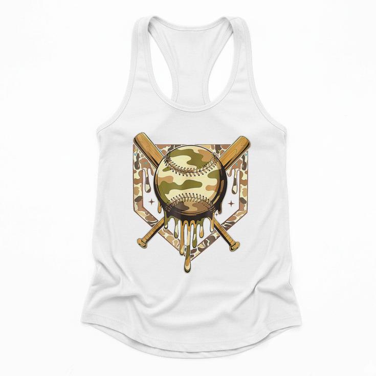 Camo Baseball Dripping Military Camouflage Sports Men Boy Flowy Tank
