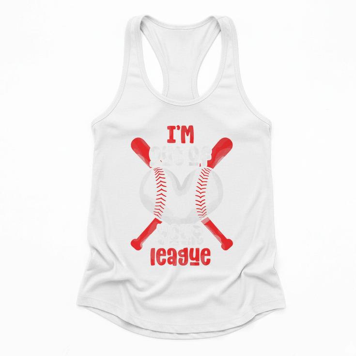 Cute Baseball Mom Out Of Your League Mommy Sports Players Premium Flowy Tank