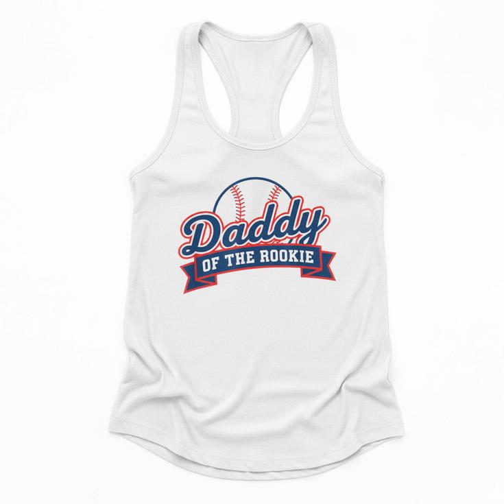 Dad Daddy Of The Rookie Baseball Flowy Tank