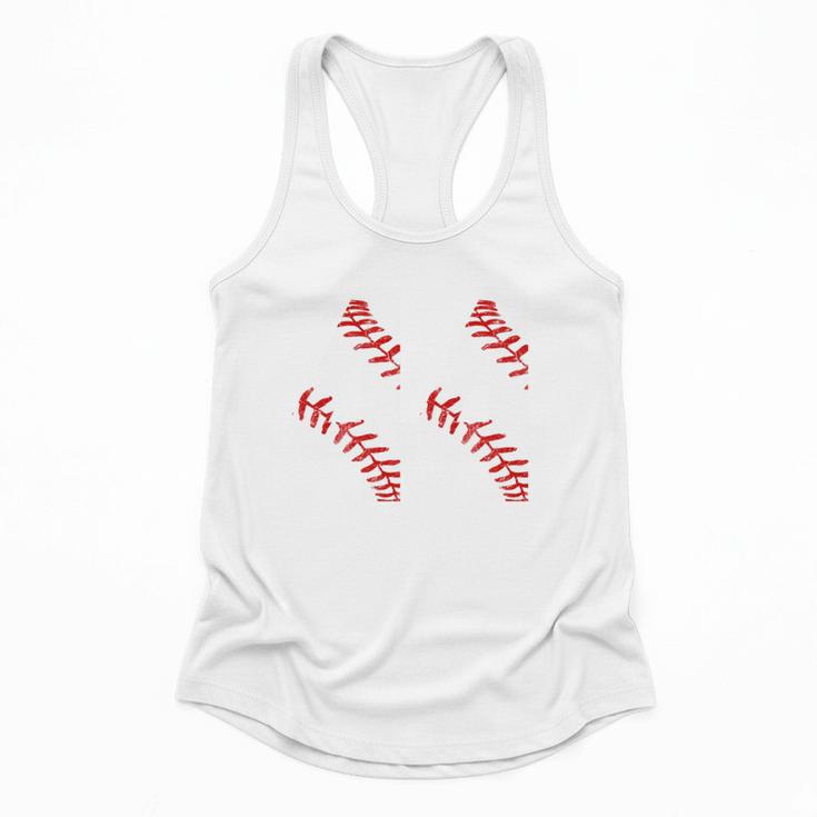 Distressed Baseball Number 44 Jersey Uniform Player Fan Flowy Tank