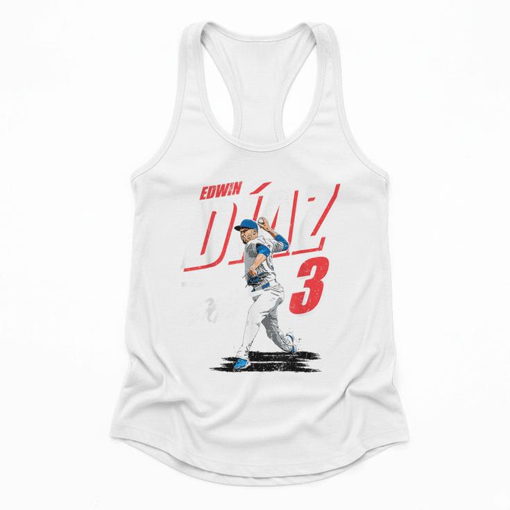 Edwin Diaz Los Angeles D Baseball Players MLBEDD204M Flowy Tank