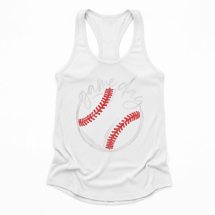 Game Day Baseball Baseball Lovers Softball Life Mom Premium Tri-Blend Flowy Tank