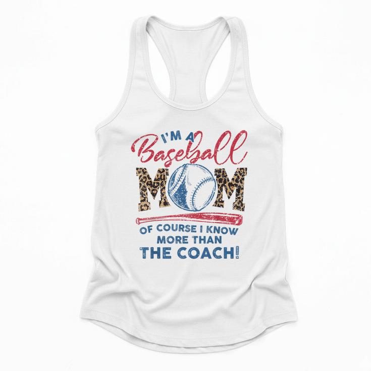I’m A Baseball Mom Of Course I Know More Than The Coach Flowy Tank