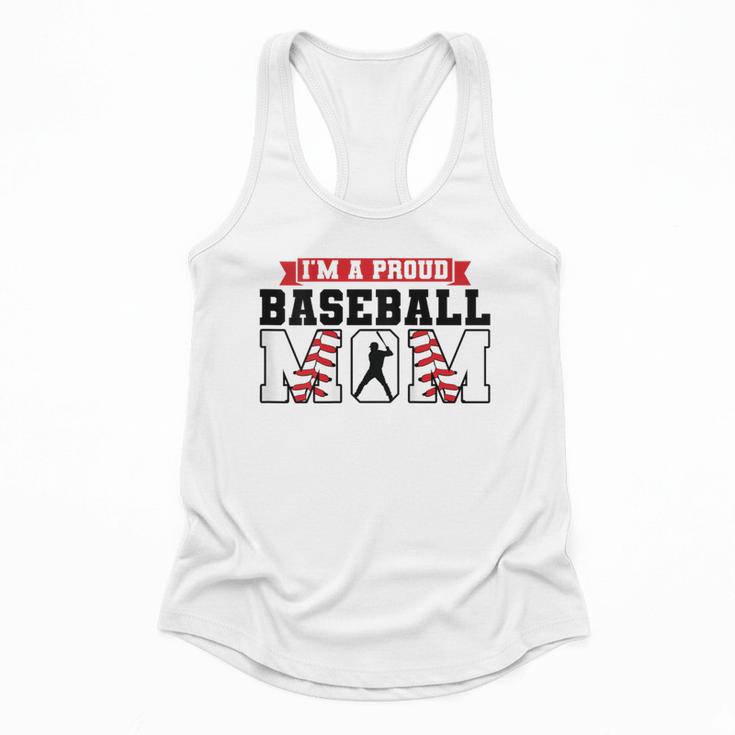 I'm a Proud Baseball Mom Baseball Flowy Tank