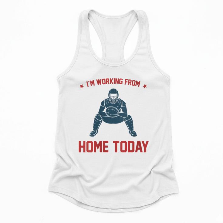 I'm Working From Home Today Baseball Lover Men Women Flowy Tank