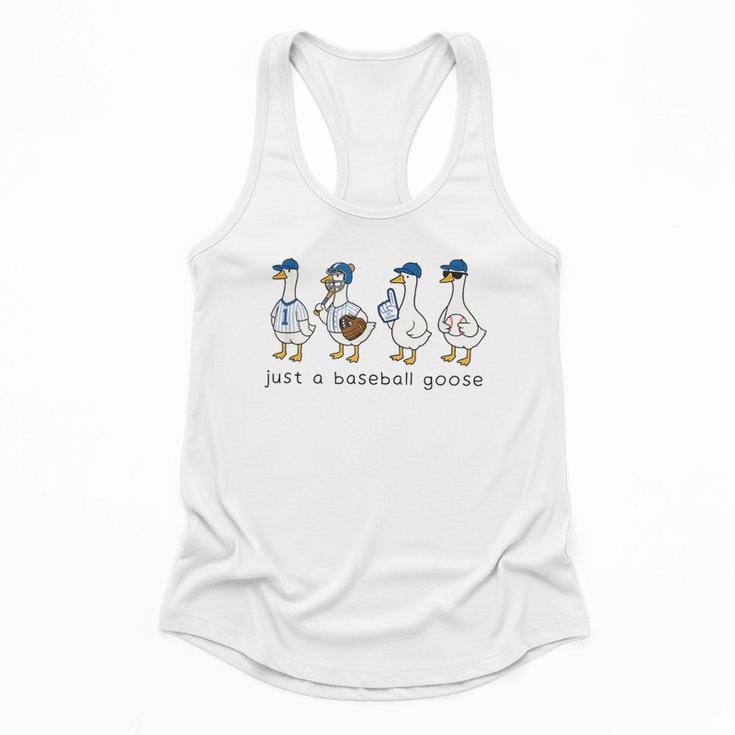 Just a Baseball GooseLife Is Better With Geese On Your Team Flowy Tank