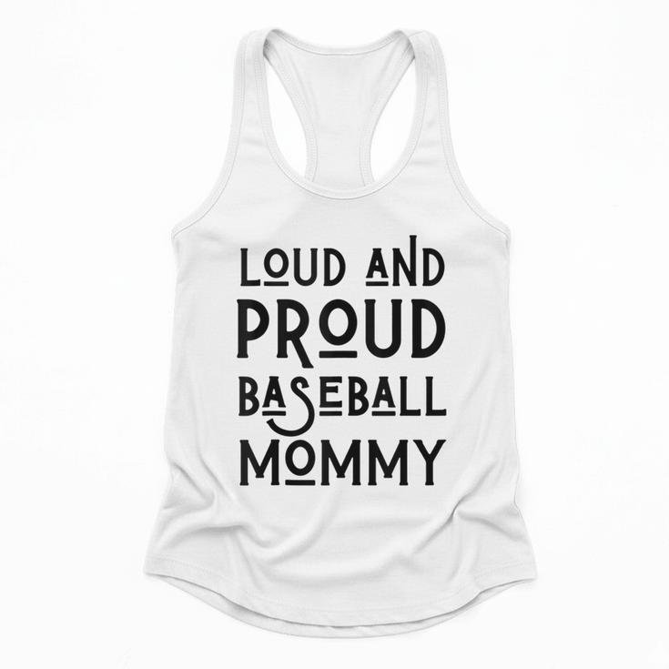 Loud & Proud Baseball Mommy Sports Lover Mom Women Flowy Tank