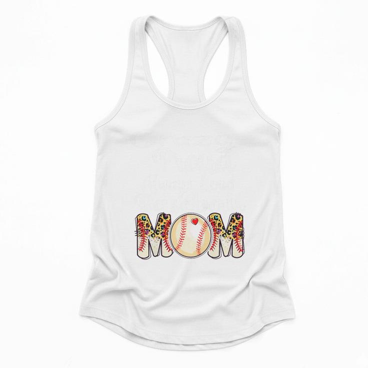 Loud And Proud Baseball Mom Messy Bun 2024 Premium Flowy Tank