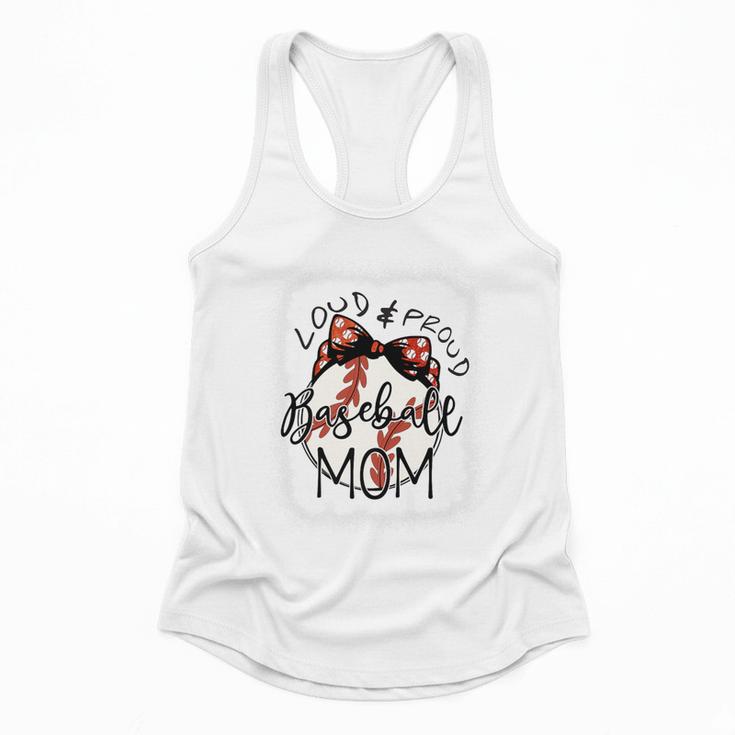Loud Proud Baseball Mom Mommy  Premium Flowy Tank