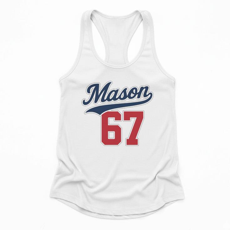 Mason 67 Jersey Baseball Men Women Boys Girls Number 6 7 Flowy Tank