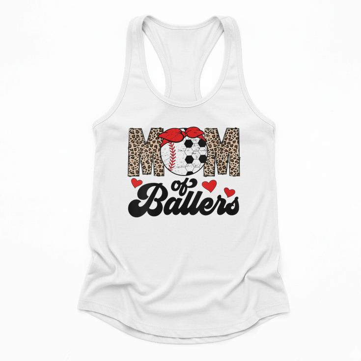 Mom Of Ballers Soccer Baseball Mom Soccer Baseball Mother Flowy Tank