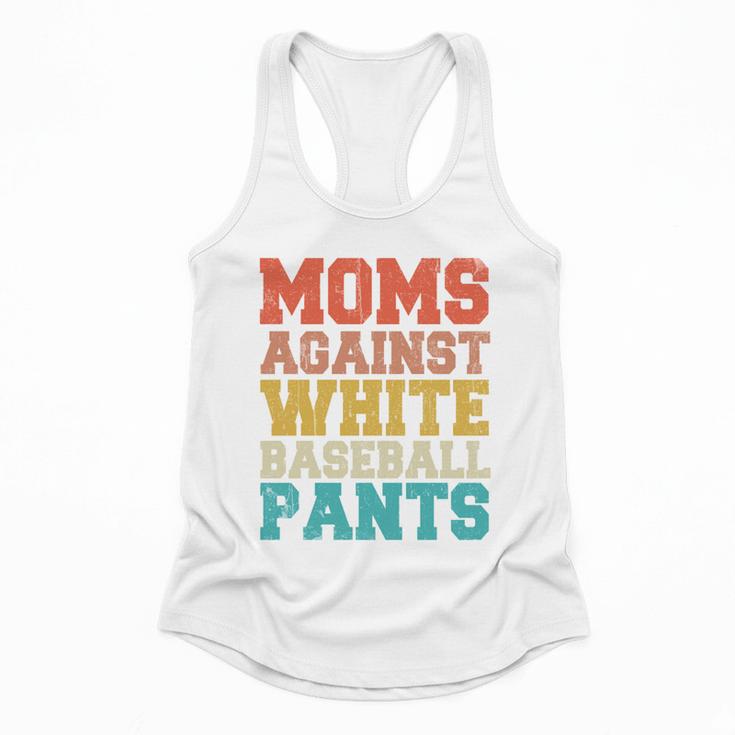 Moms Against Baseball Pants Baseball Mom Mother Flowy Tank