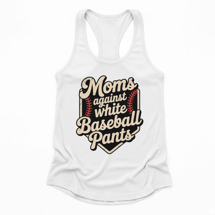 Moms Against Baseball Pants Baseball Mom Premium Tri-Blend Flowy Tank