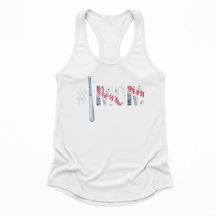 Number One Baseball Mom For Mothers Day Baseball Mommy Raglan Baseball Tee Flowy Tank