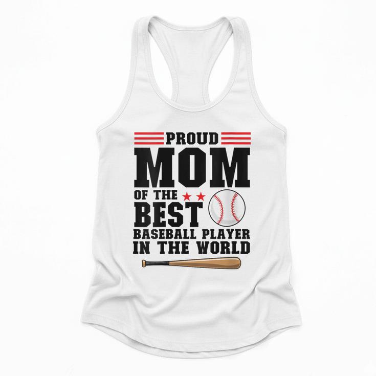Proud Mom Of An Awesome Baseball Baseball Mom Flowy Tank