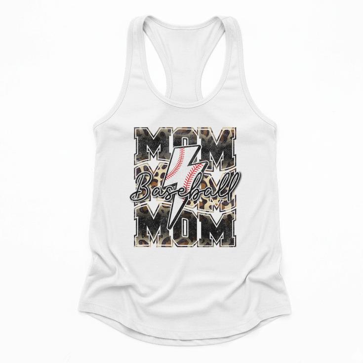 Retro Baseball Mom Mama Baseball Life Mother's Day Baseball Premium Tri-Blend Flowy Tank