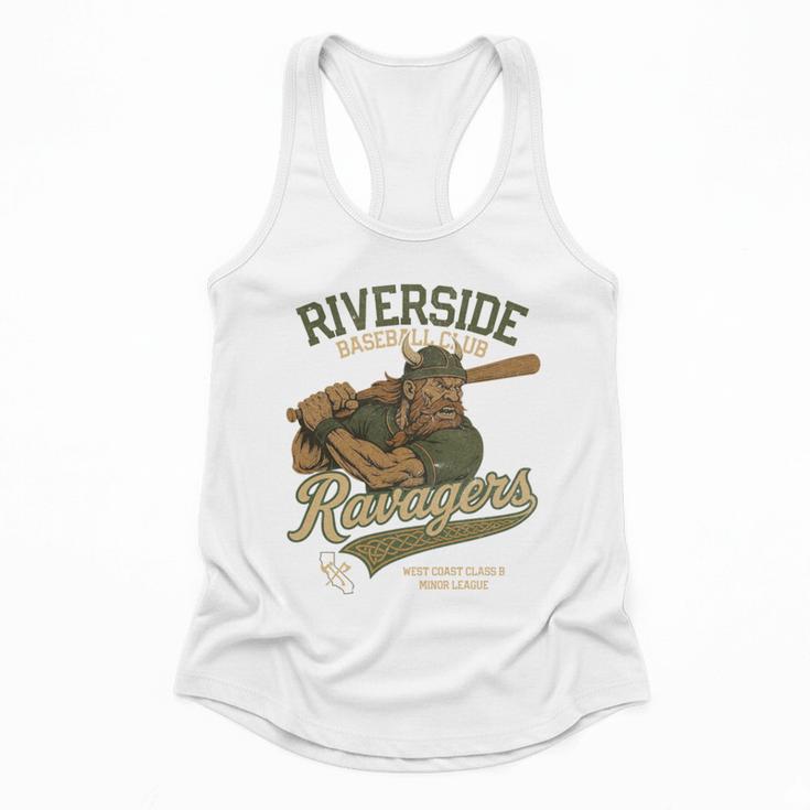 Riverside Ravagers Retro Minor League Baseball Flowy Tank