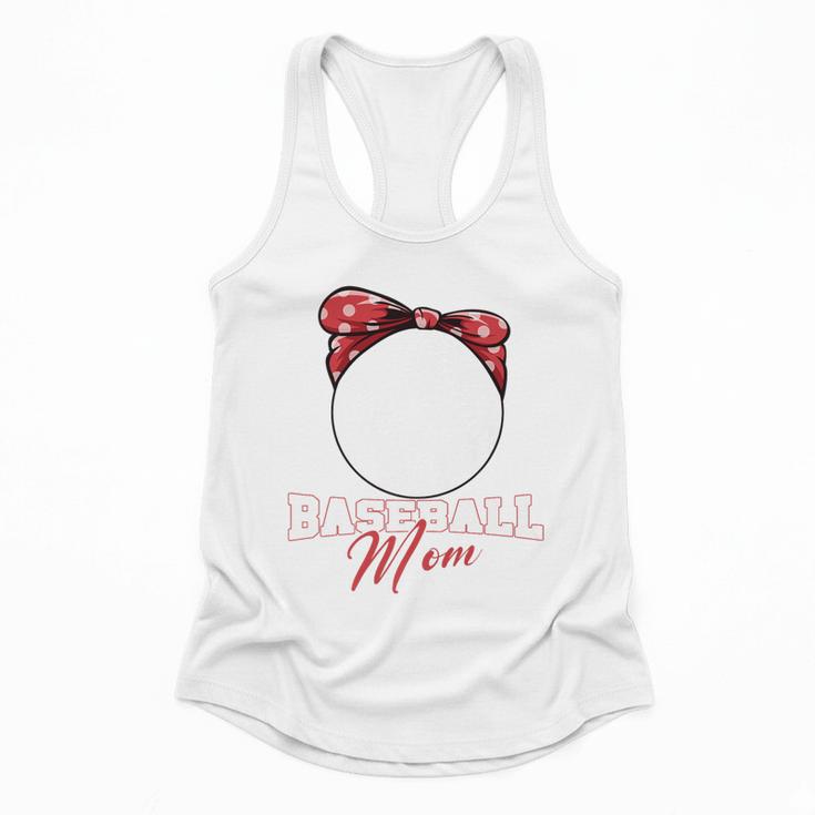 Softball Baseball Mom Floral Tee Mother's Day Premium Flowy Tank