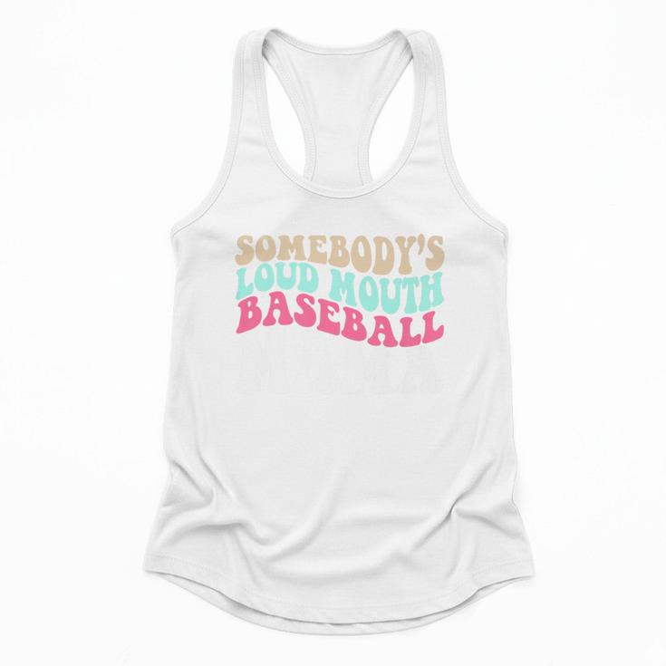 Somebody's Loudmouth Baseball Mama Baseball Mom Premium Flowy Tank Somebody's Loudmouth Baseball Mama Baseball Mom Premium Flowy Tank