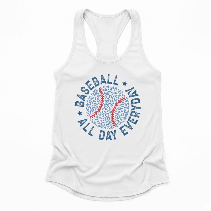 Spring 2024 Season Cute Baseball Mom All Day Everyday Flowy Tank