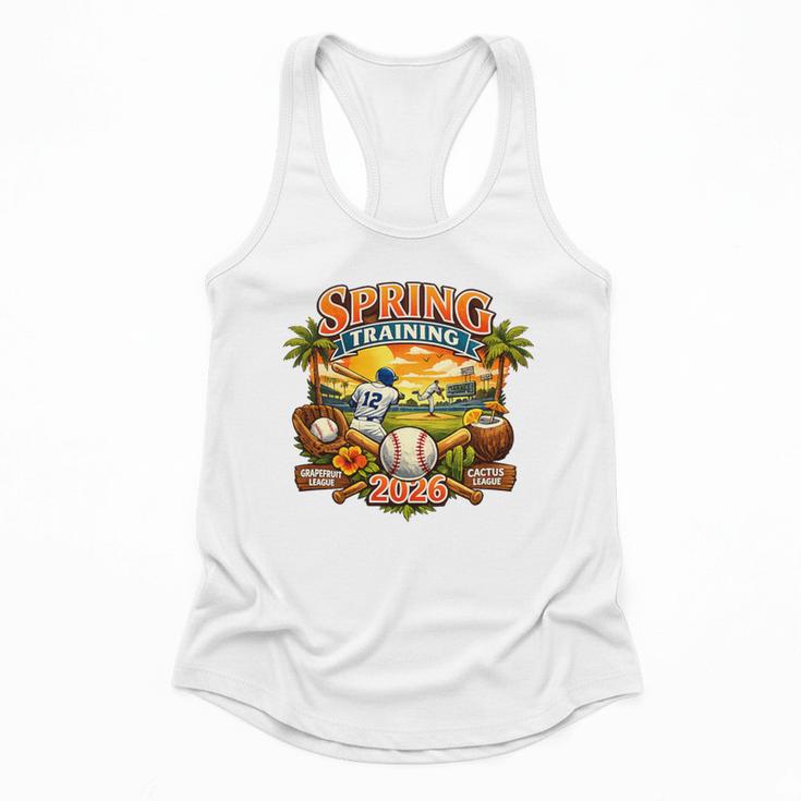 Spring Training 2026 Baseball Vintage Sunset Premium Tri-Blend Flowy Tank