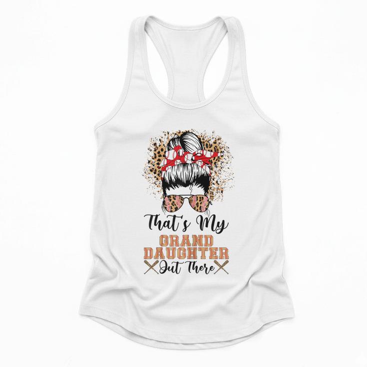 That's My Granddaughter Out There Baseball Mom Mother's Day Flowy Tank