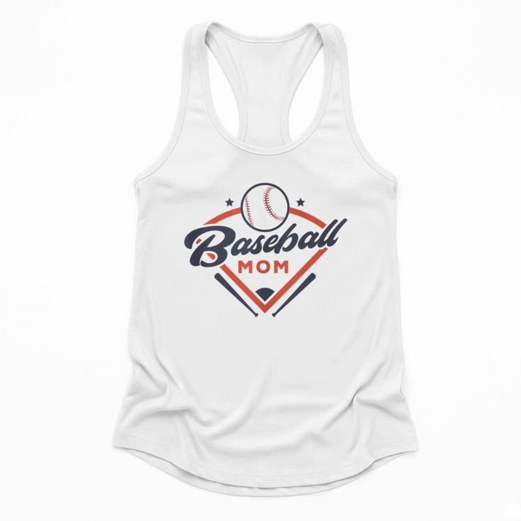Vintage Baseball Mom Ballpark Momma Baseball Lover Flowy Tank