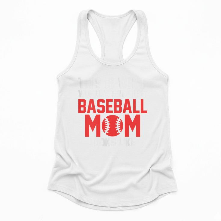 This Is What World's Greatest Baseball Mom Baseball Flowy Tank