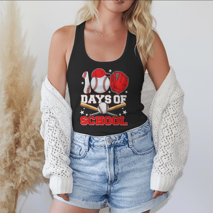 100 Days Of School Baseball Boys Kids Students Flowy Tank 100 Days Of School Baseball Boys Kids Students Flowy Tank