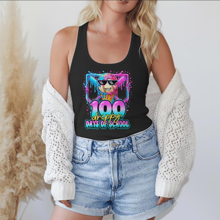 100 Drippy Days Of School Baseball Ice Cream 100th Day Boys Flowy Tank 100 Drippy Days Of School Baseball Ice Cream 100th Day Boys Flowy Tank