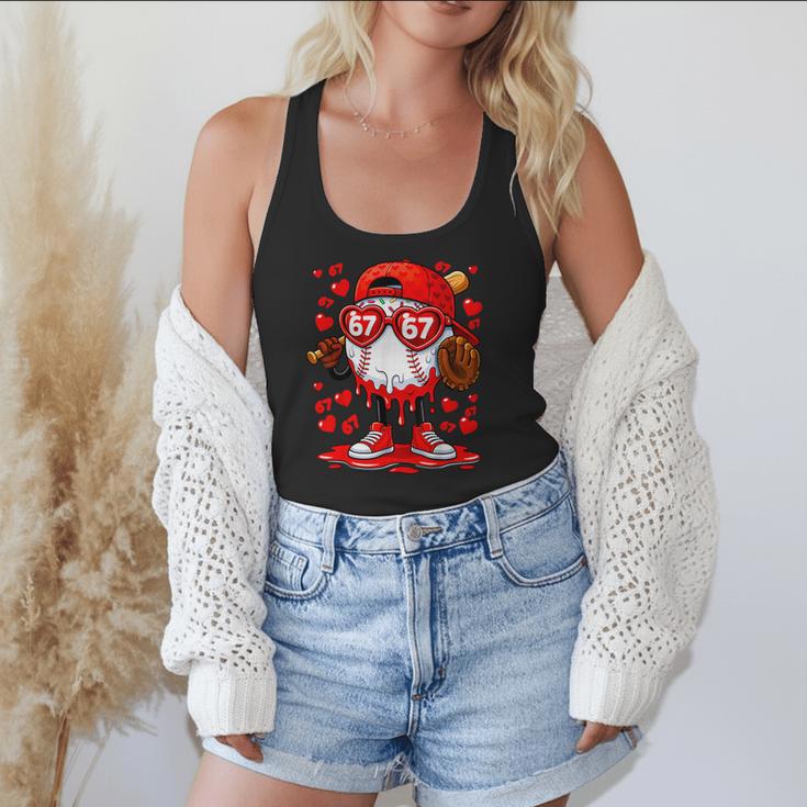 67 Baseball Drip Valentine's Day Flowy Tank 67 Baseball Drip Valentine's Day Flowy Tank