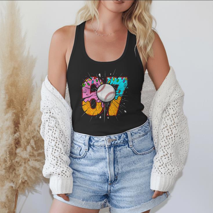 67 Six Seven 6 7 Boys 67 Baseball Ice Cream Drip 6 7 Flowy Tank