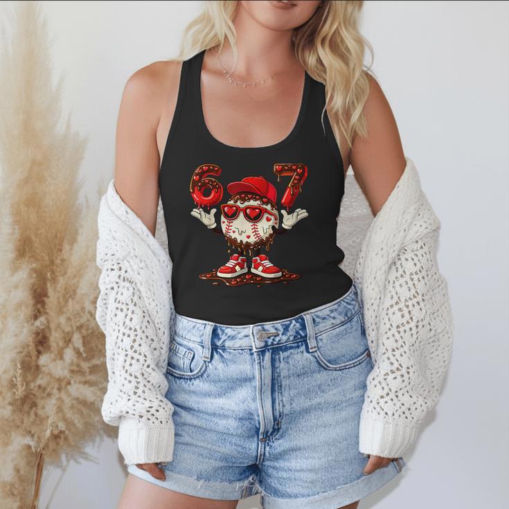 67 Valentine Day Baseball Chocolate Ice Cream Drip Flowy Tank 67 Valentine Day Baseball Chocolate Ice Cream Drip Flowy Tank
