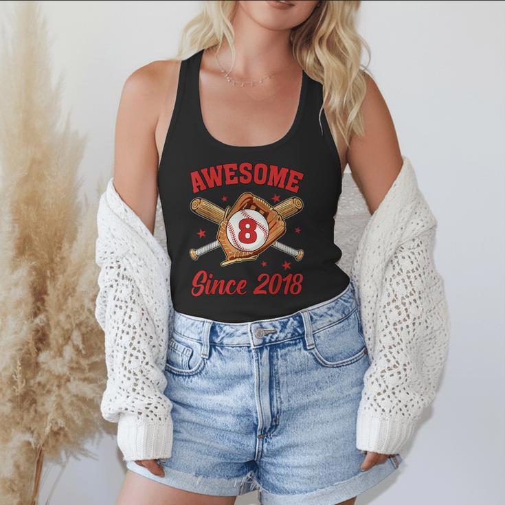 8 Year Old Boys Awesome Since 2018 Baseball Birthday Flowy Tank 8 Year Old Boys Awesome Since 2018 Baseball Birthday Flowy Tank