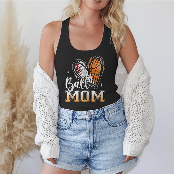 Ball Mom Heart Basketball Baseball Mom Flowy Tank Ball Mom Heart Basketball Baseball Mom Flowy Tank